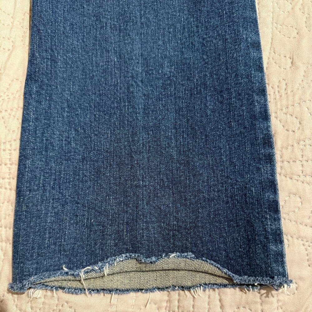 Lawman Women's Vintage Denim button & zip front straight leg jeans, size 3/4 - Picture 11 of 11